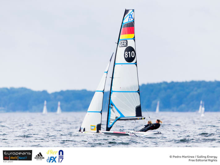   Jule and Lotta Görge in action at the European Championships