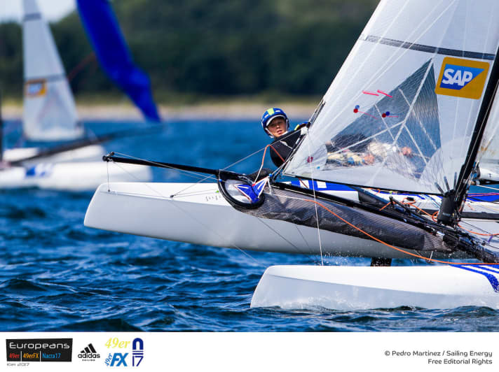   Paul Kohlhoff und Alicia Stuhlemmer verteidigten am Dienstag ihre Top-Ten-Platzierung im neuen Nacra17