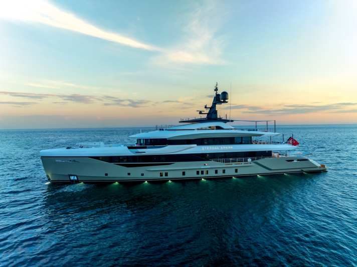 Bilgin Yachts lieferte die 50 Meter dieses Jahr aus. Das Interieur gestaltete Hot Lab.