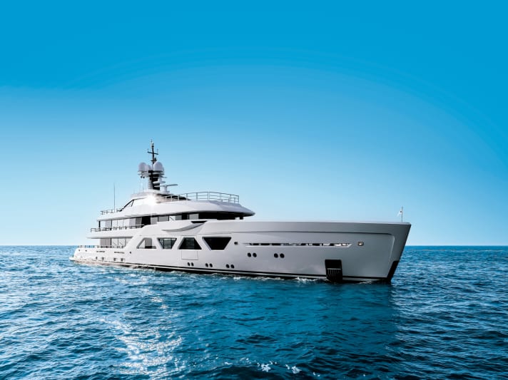 Amels: The third Amels 60 was designed by Winch Design, the crack comes from Espen Øino. The Dutch company is currently looking for a buyer for the 60 metres.