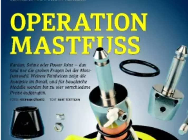 28 Mastfüße im großen Vergleichst (alle Modelle 2021)