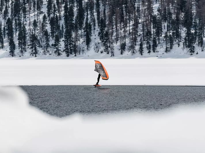 With the right wetsuit, you can also do it in ice and snow