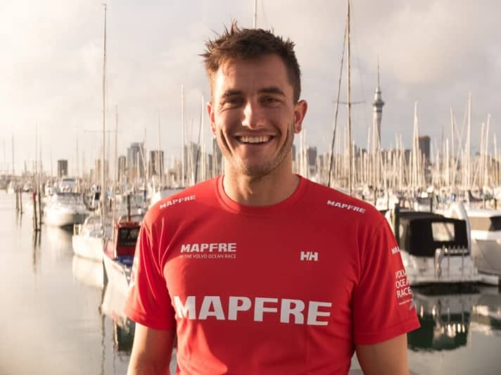   Olympic 49er champion, world champion, America's Cup winner and leader of the Volvo Ocean Race after 6 legs with the Spanish team Mapfre: New Zealander Blair Tuke