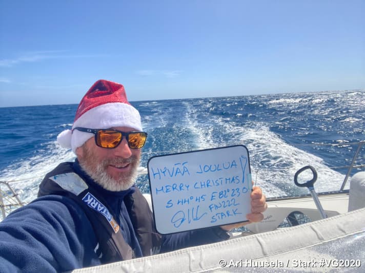   Une star dans son pays natal, la Finlande : le skipper "Stark" Ari Huusela
