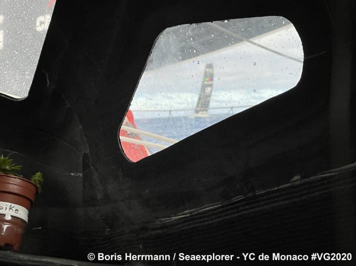   Spannende Aussichten: Boris Herrmann im Matchrace-Duell mit Jean Le Cam