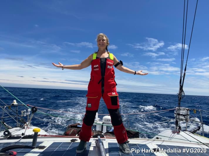  Pip Hare hat die Weltmeere bei ihrer Vendée-Globe-Premiere umarmt