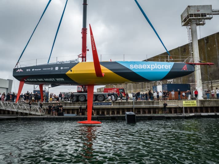   L'énorme saut de quille est ici très visible