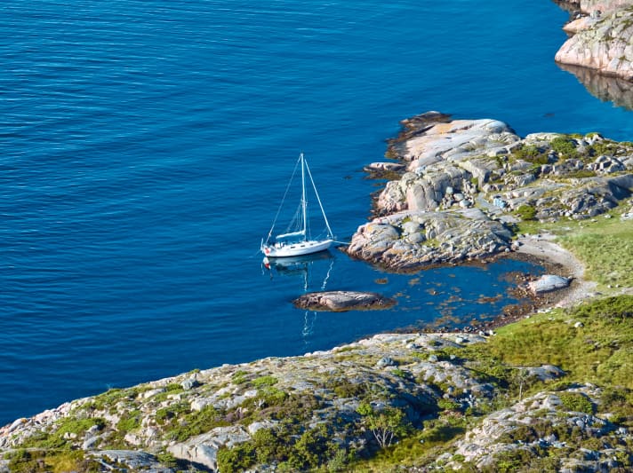 Navigazione sulla costa meridionale della Norvegia Arcipelago di Valøyene