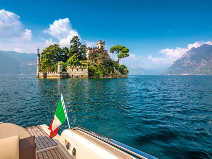   Unterwegs auf dem Lago d’Iseo im Norden Italiens