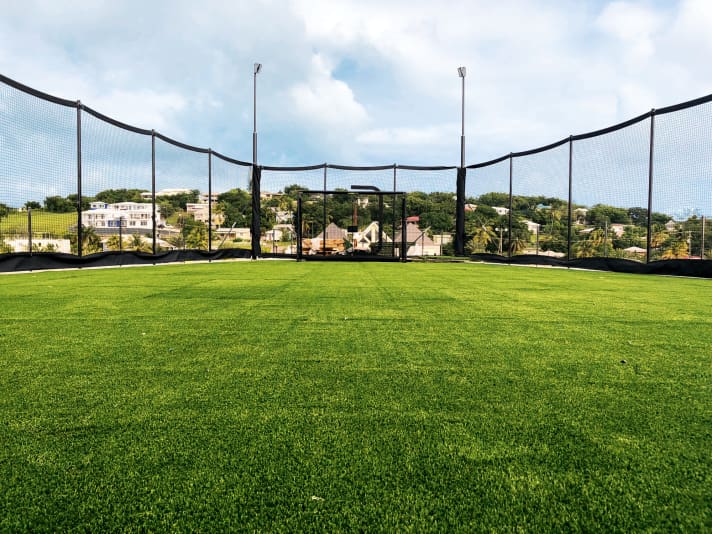 Football pitch on the "Anna"