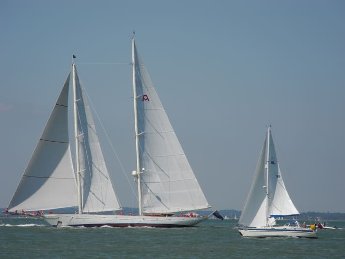 Navigazione nel Solent. | t.