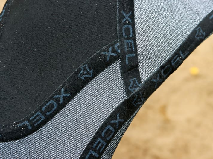 Seams taped on the inside