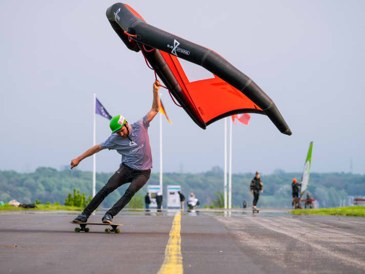 Anton Munz was a true pioneer in wingskating.