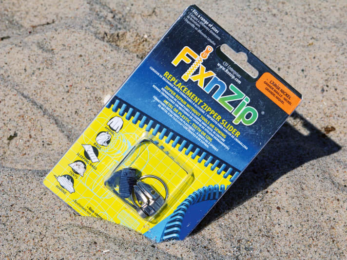 Wichtig: Die Größe muss passen, sonst schließt der neue Zipper nicht richtig!