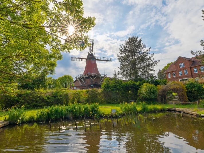 Idylle an der Reitbrooker Mühle.