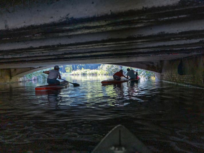 Sometimes things get pretty tight. That's when you have to keep your head down!