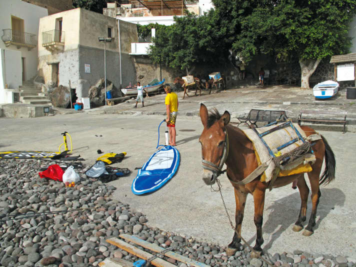 Idyllic: secluded beach in Alicudi