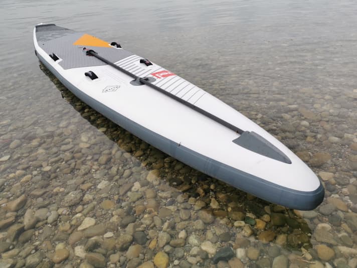 Red Paddle: Am markantesten ist der "Stabilizer", der den gesamten vorderen Bereich versteift.