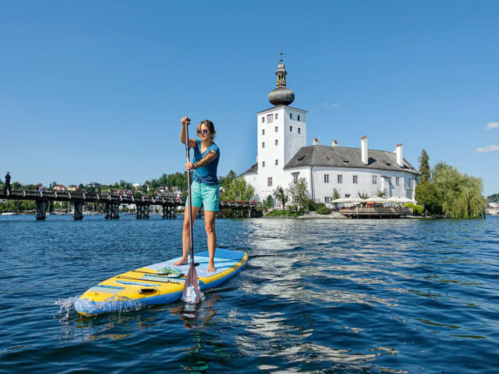 Der Traunsee ist einer der Lieblingsseen auf der SUP Tour de Austria.
