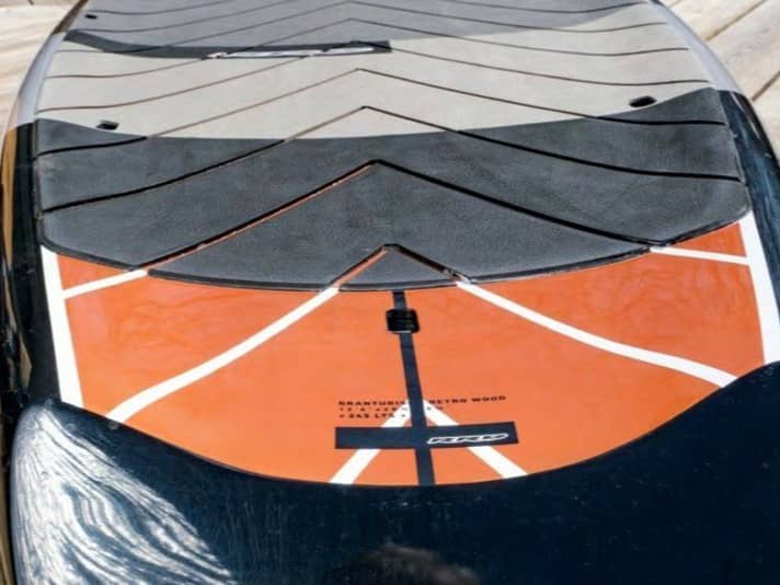 Very comfortable: The deck pad of the RRD extends to the tail.