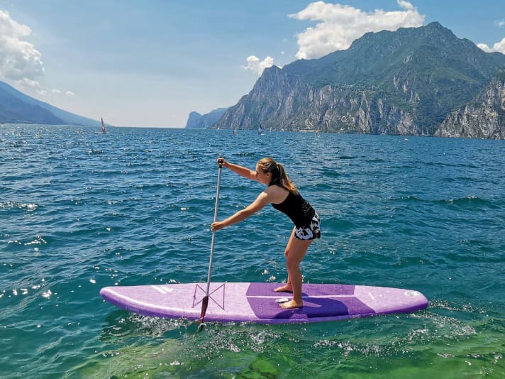 Die Kompaktklasse: Wir haben auch Inflatables getestet. Im Foto: Fanatic Diamond Air Pocket 11'6" x 31,0"