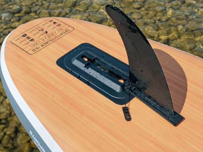 GTS all-round fin with sliding system