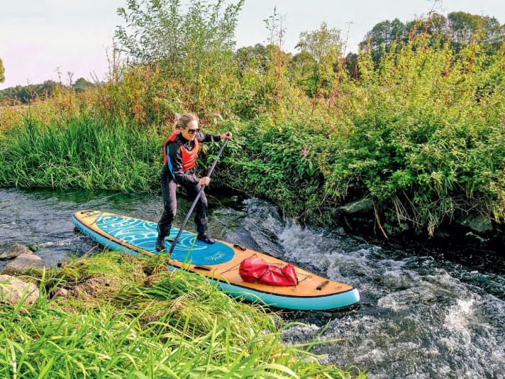 The journey through the fish pass is a bit of an adventure.