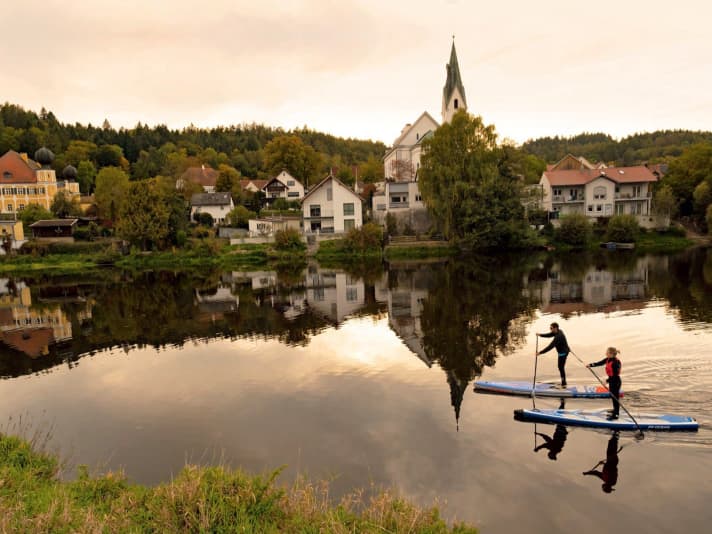 We reach our destination for the day, Ramspau, at dusk and marvel at the extraordinary architecture of the castle.