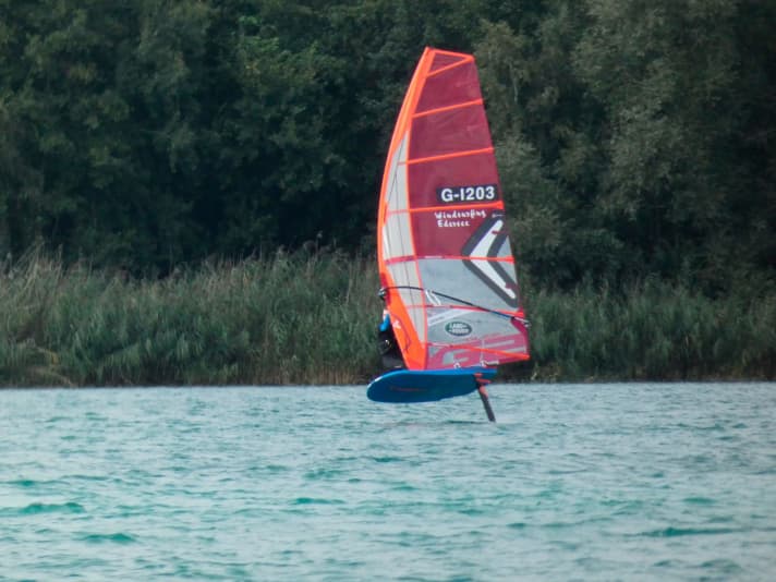 „Seit es Windfoilen gibt, hat sich meine Wasserzeit während der Sommermonate locker verdreifacht.“ Michel Gutbier