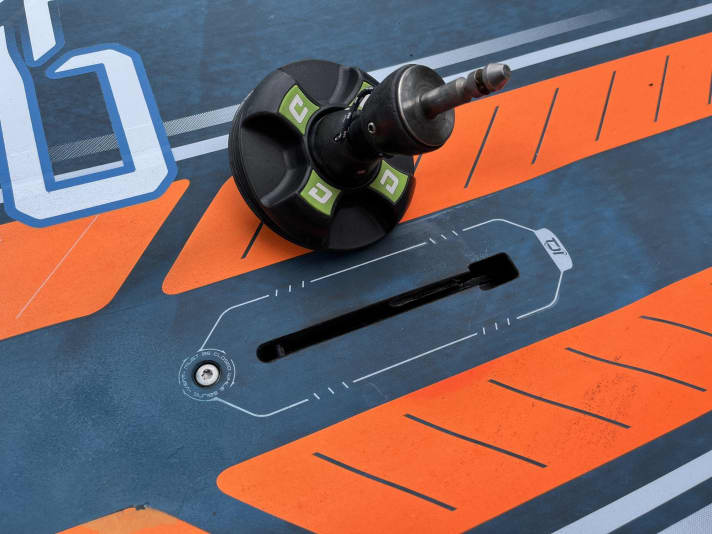 The base plate is based on the rearmost marking.