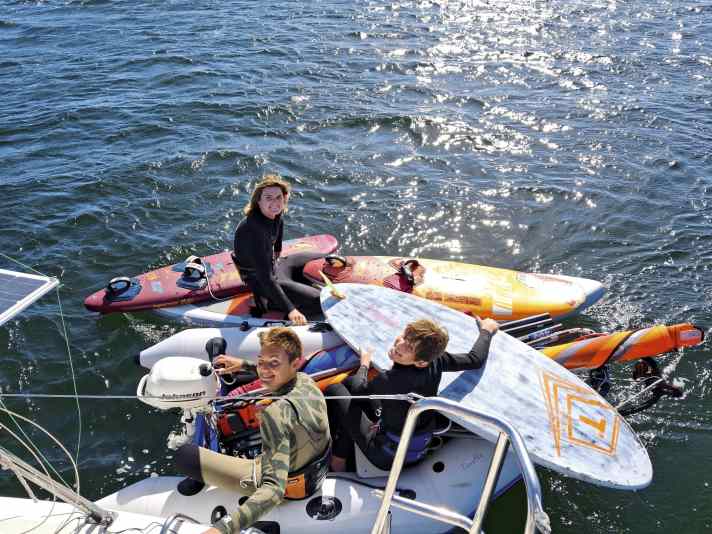 The Jörn family turned the boat into a floating storage facility
