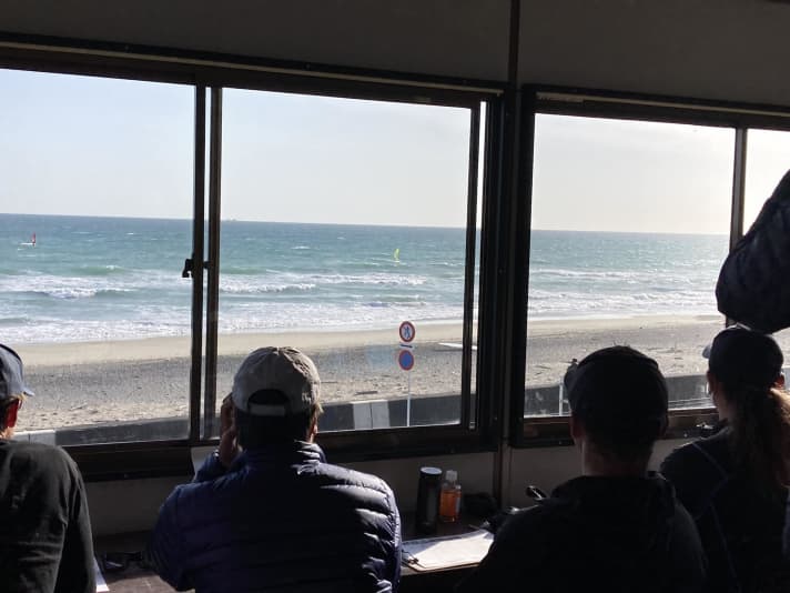 The conditions in the Omaezaki were moderate, but quite regular