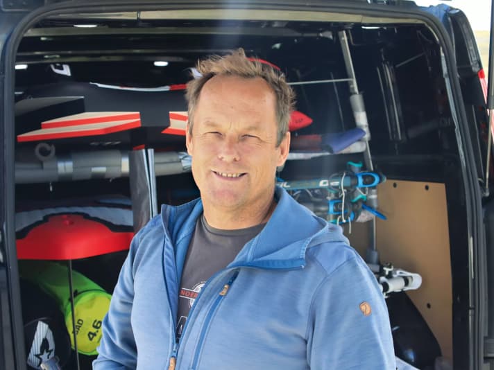 Finn Noer lives in Klitmøller and has created a completely new concept for extensions with the NoerStick.