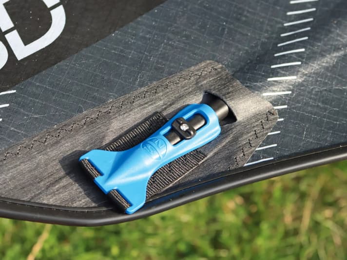 Vier Latten stabilisieren das North Sails X-Over 4,7.