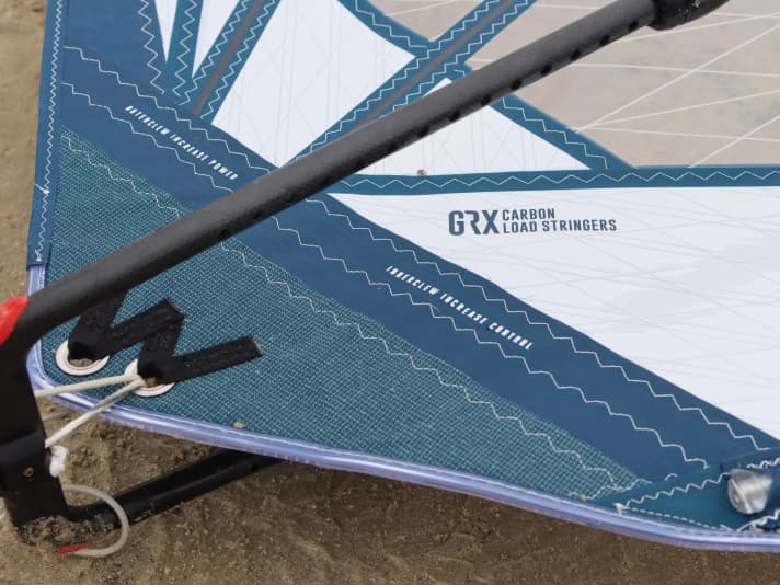 The equipment of the GA Sails IQ HD with many reinforcements is beyond any doubt.