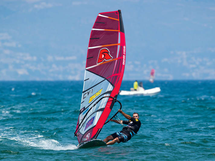 After a run, I rolled up all my sails, packed the boards in the car and drove to my family - that was it. "