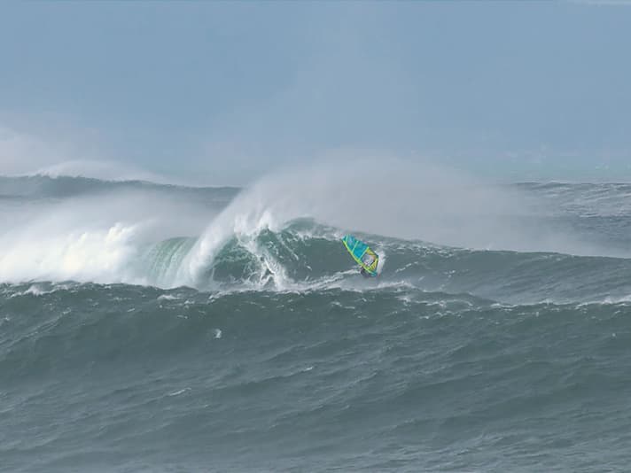 The wave off La Pancha is sometimes a beast.