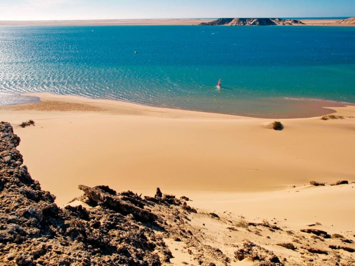 Shallow water as far as the eye can see...
