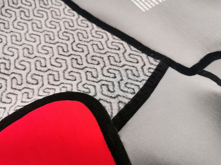 Taped and well covered seams.