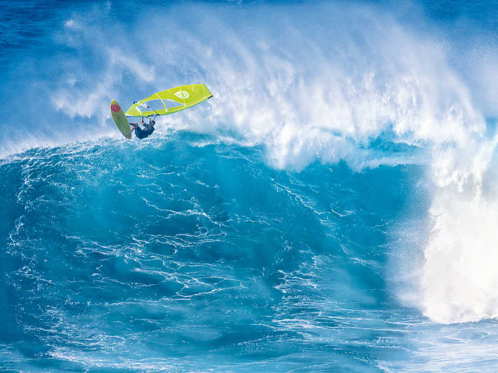 Robby Swift hält Marcilio Browne für einen der begnadetsten Windsurfer in Jaws – vor allem, wenn man ihn live und aus der Nähe betrachtet.