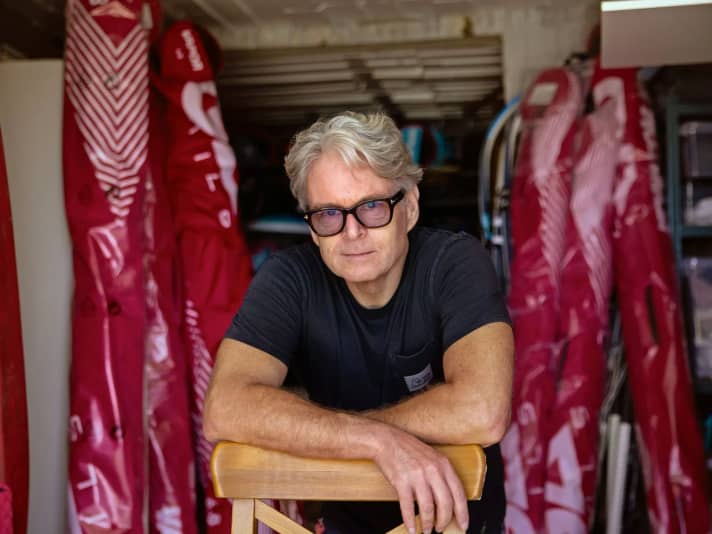 Sailmaker Peter Munzlinger has designed two foil sails for GA.