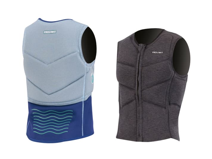Impact protection waistcoats with a zip are much more comfortable than those without.
