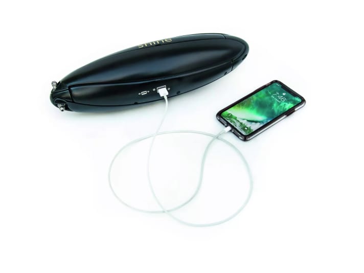 The Shine turbine offers 40 watts of power.
