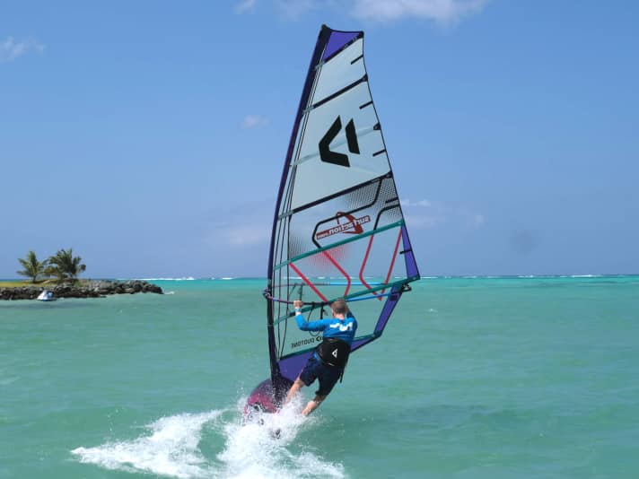 The Duotone X_Pace was already part of the surf test in Tobago