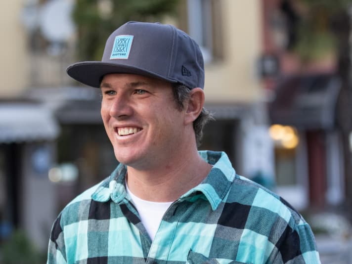 Marco Lang, former World Cup pro, now sail developer at Duotone