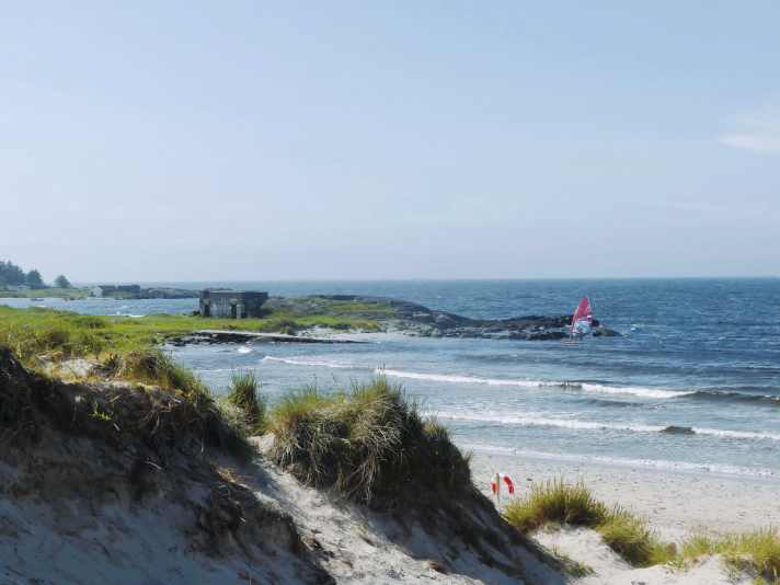 Windsurfspots an der Südküste Norwegens.