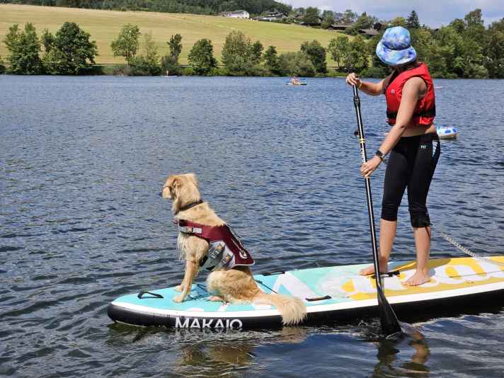 Flüsse und vor allem die Seen in der Region sind perfekte SUP-Reviere