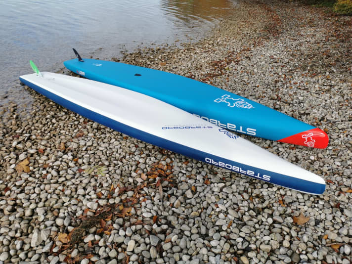 The Gen R (rear) is designed to be moved above hull speed in races.