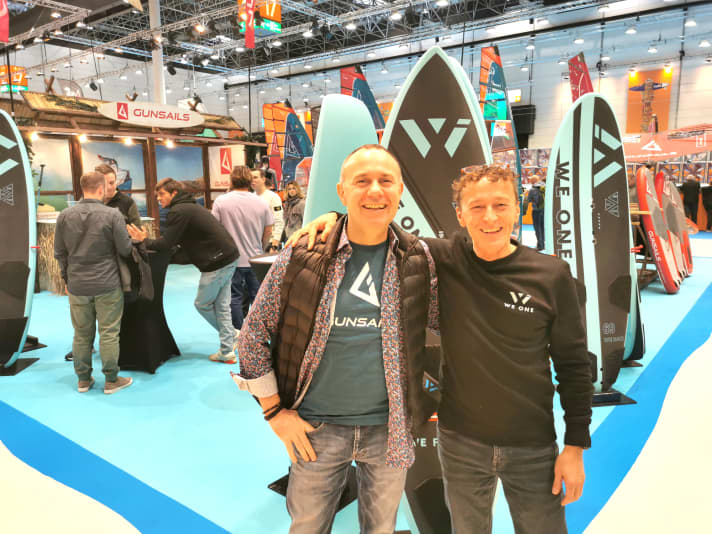 Jörg Müller (left) and Gerhard Scharl from We One