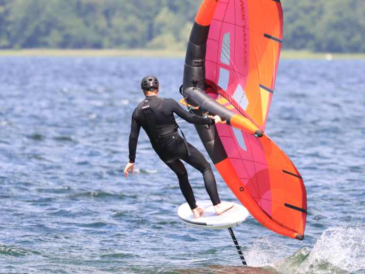 Mid-length boards are often well suited to competitive racing